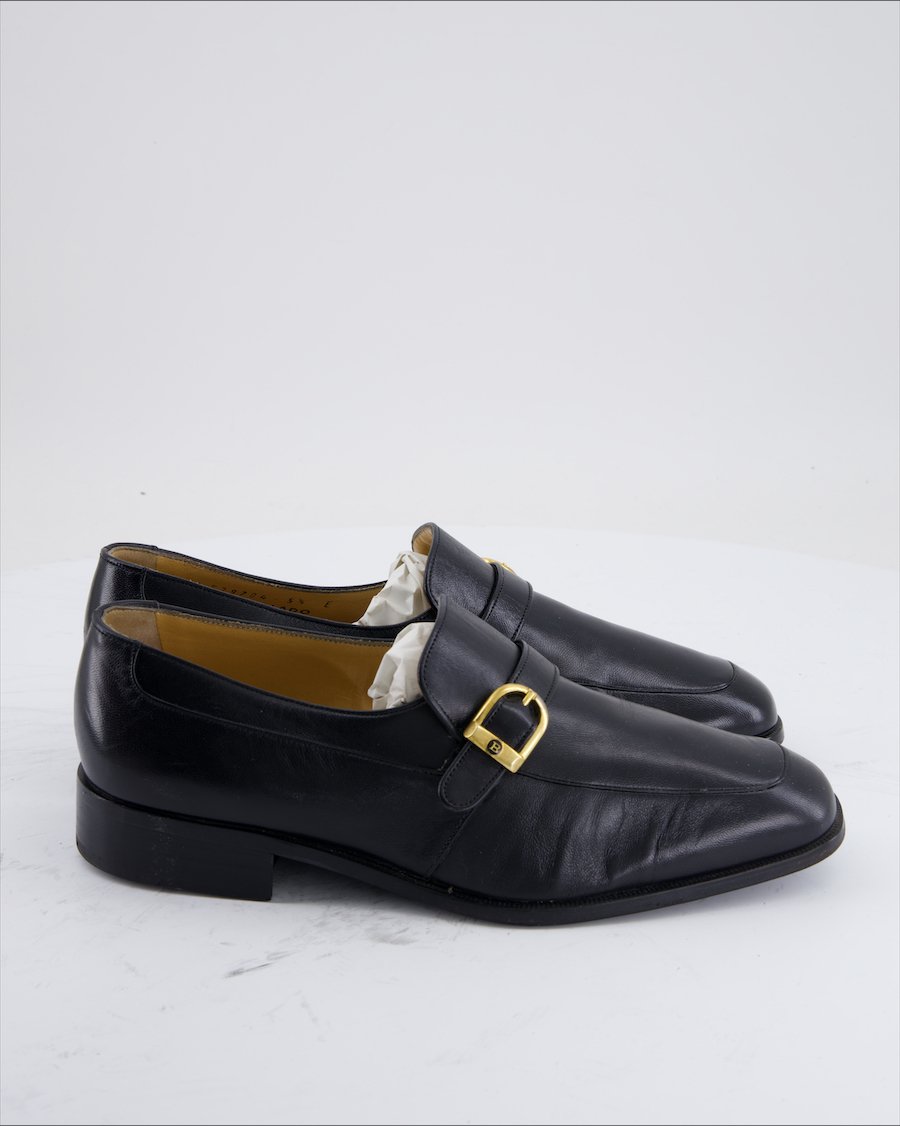 Bally Flats Leather Black Eu 38.5