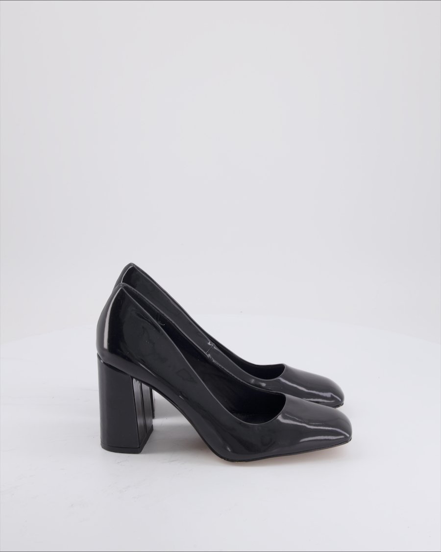 H&M Heels Leather Black Eu 37