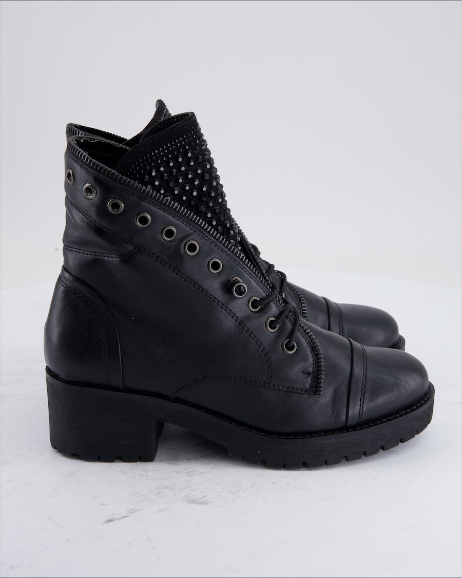 Bata Ankle Boots Leather Black Eu 36
