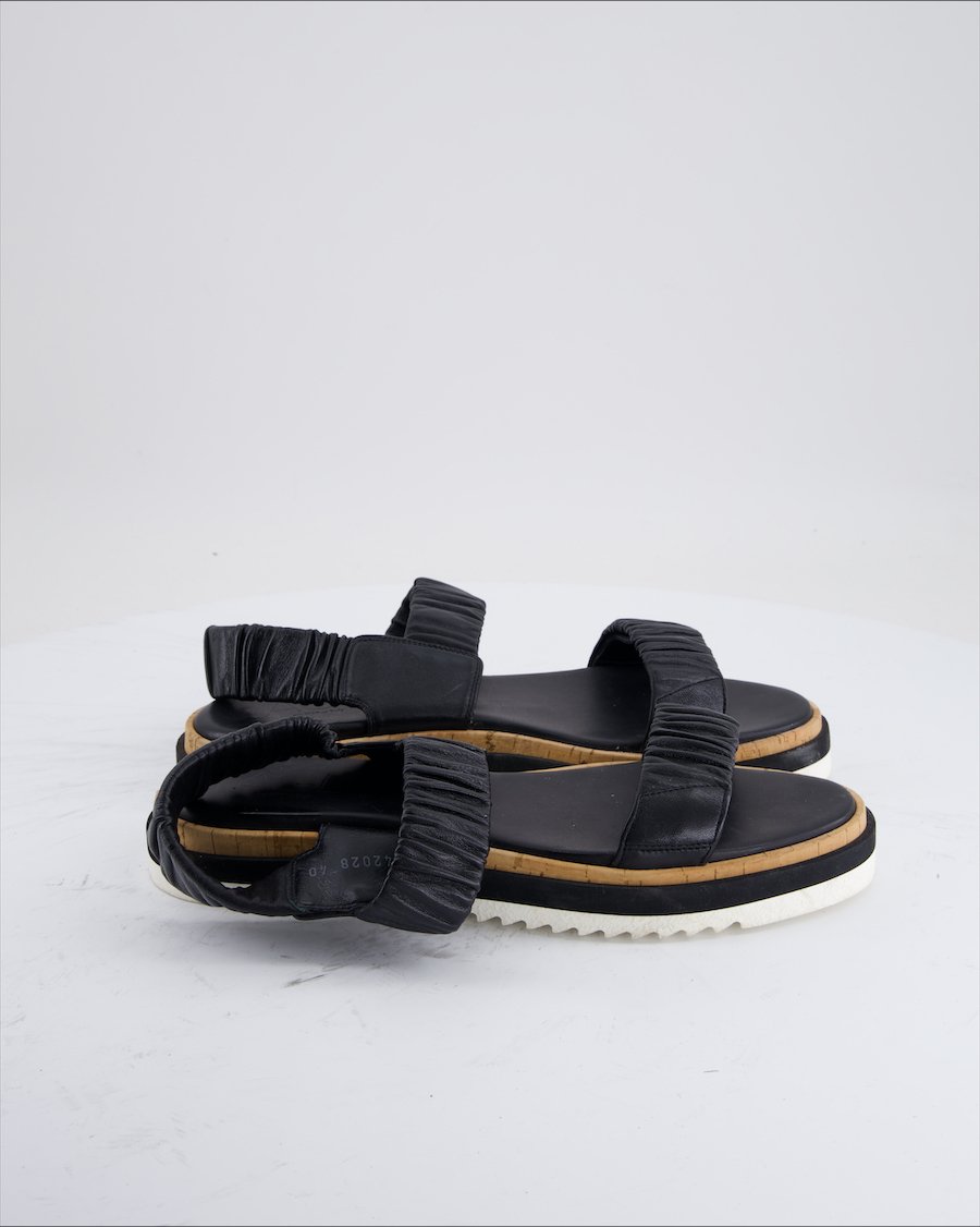 AGL Sandals Leather Black Eu 40