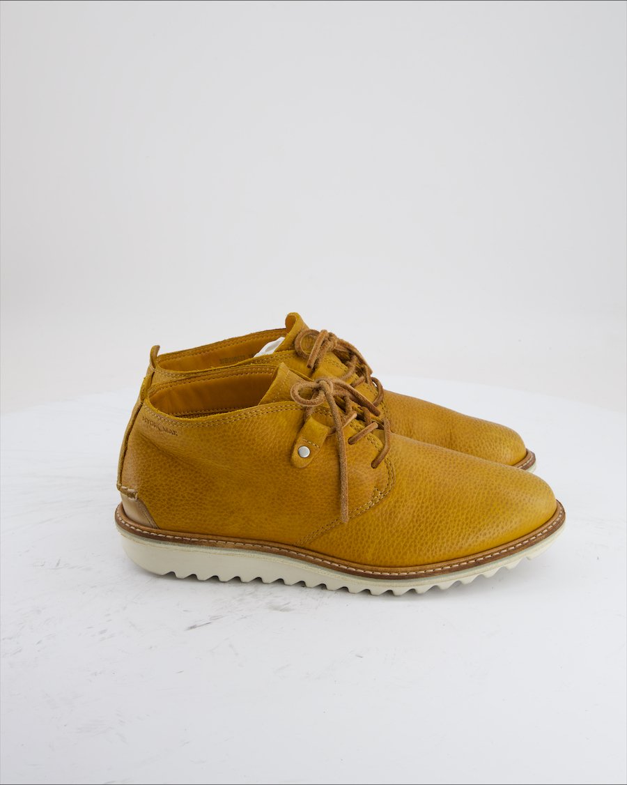 Ecco Trainers Leather Camel Eu 39