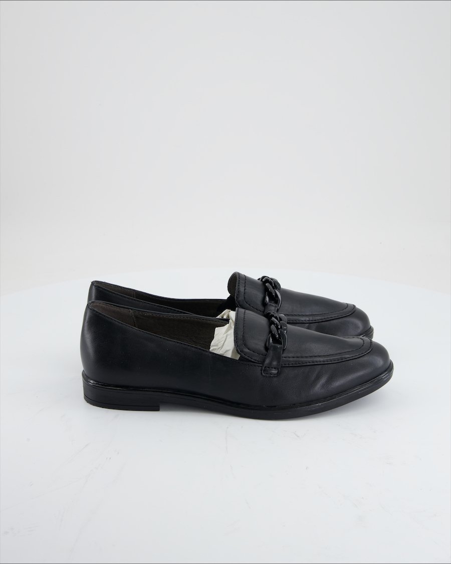 Jana Flats Leather Black EU 38