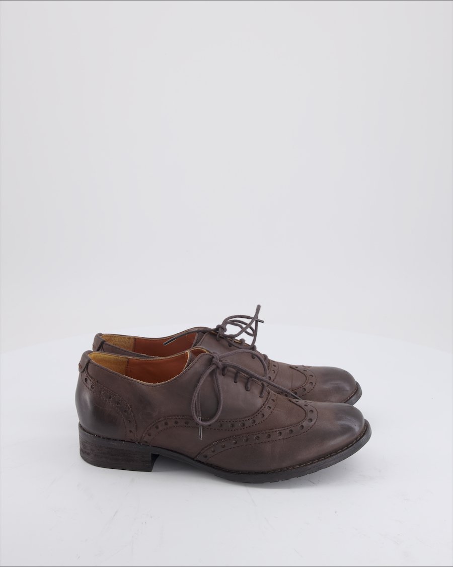 Bata Flats Leather Brown Eu 37