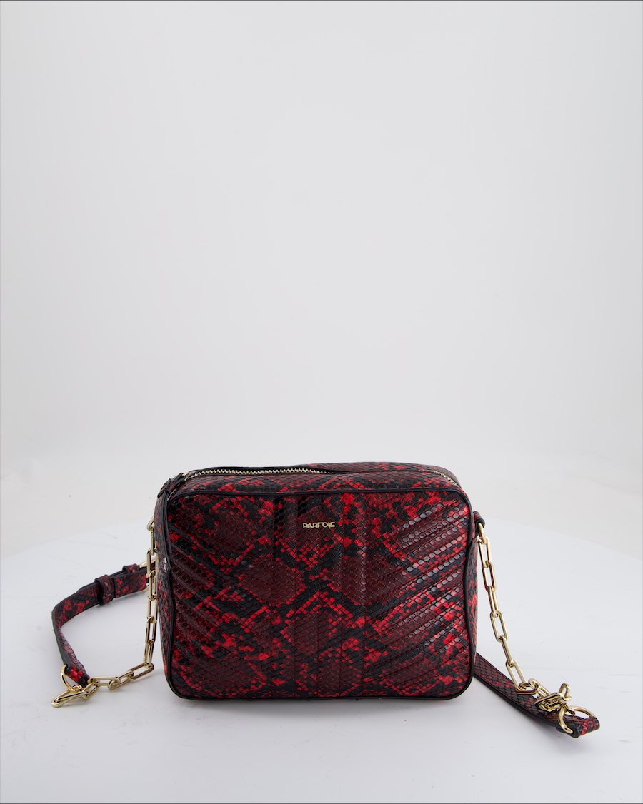Parfois Crossbody Polyutherane Red