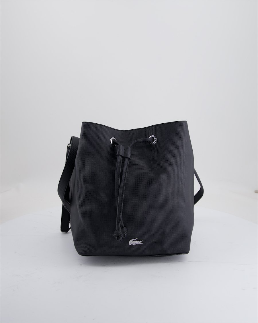 Lacoste Crossbody Bag Leather Black