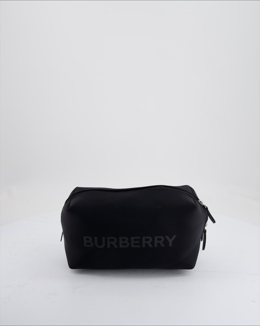 Burberry Handbag Cloth Black