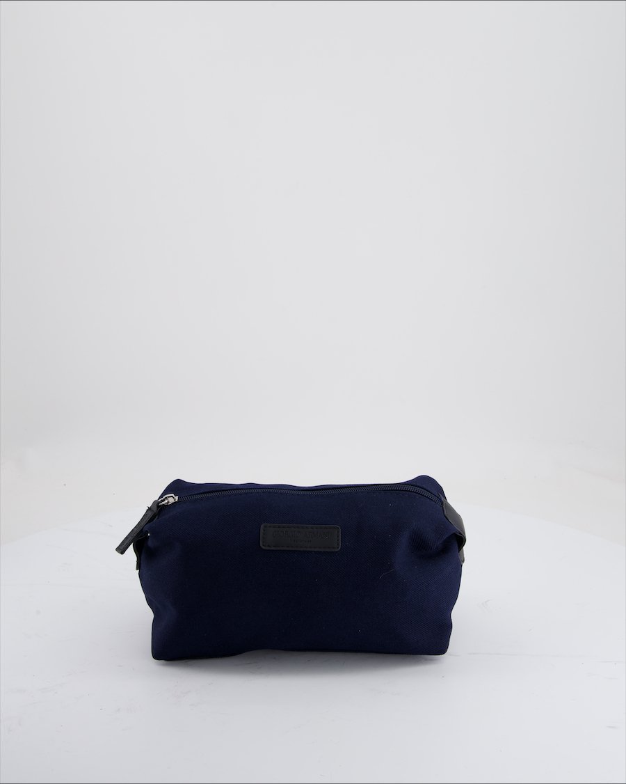 Giorgio Armani Handabag Cloth Blue