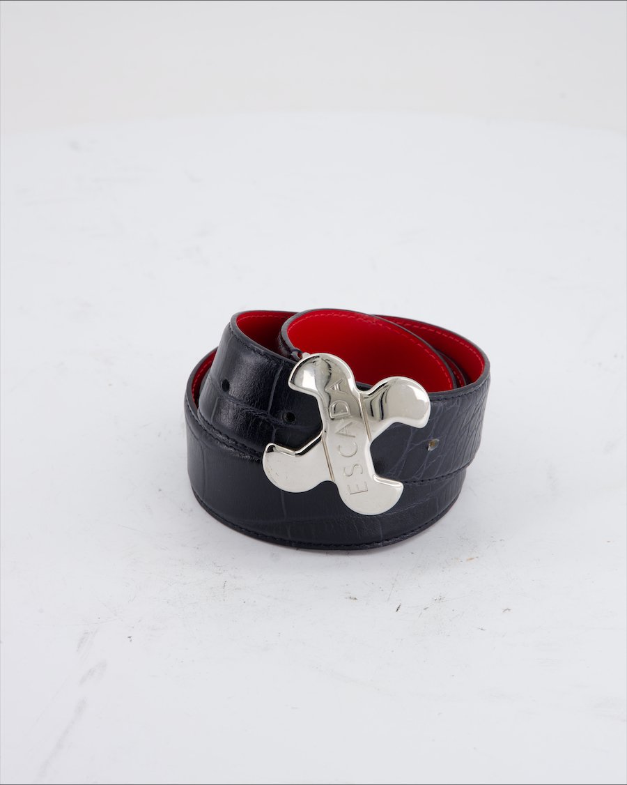 Escada Belt Leather Black