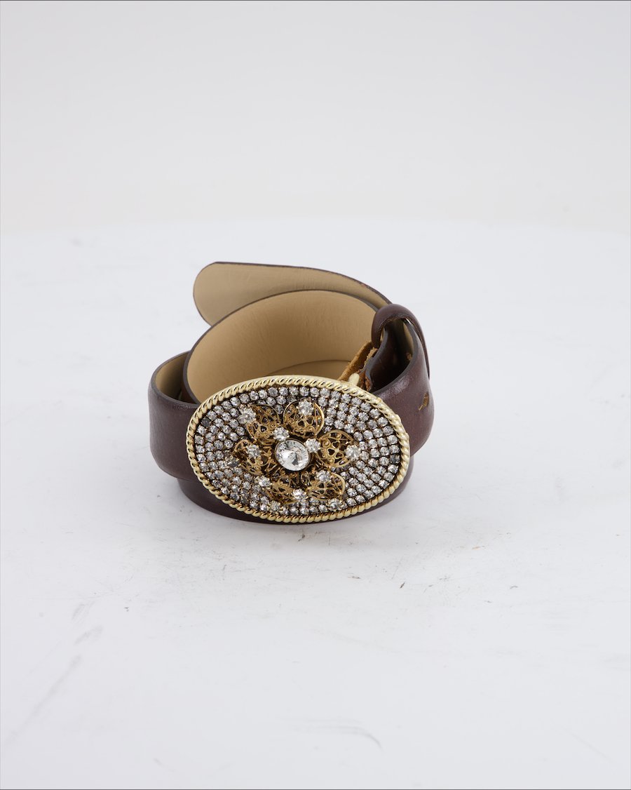 Madeleine Belt Leather Brown