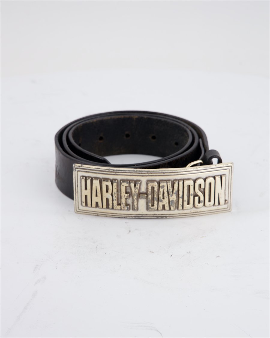 Harley Davidson Belt Leather Black