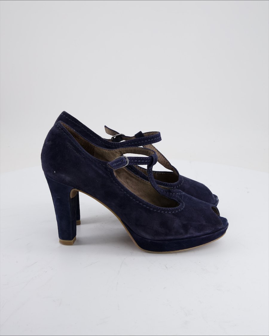 Tamaris Heels Suede Blue EU 40