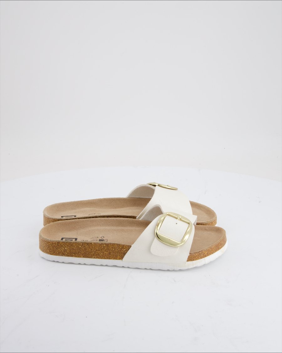 Unbranded Flats Leather White EU 36