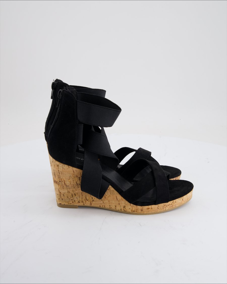 Graceland Sandals Suede Black EU 37