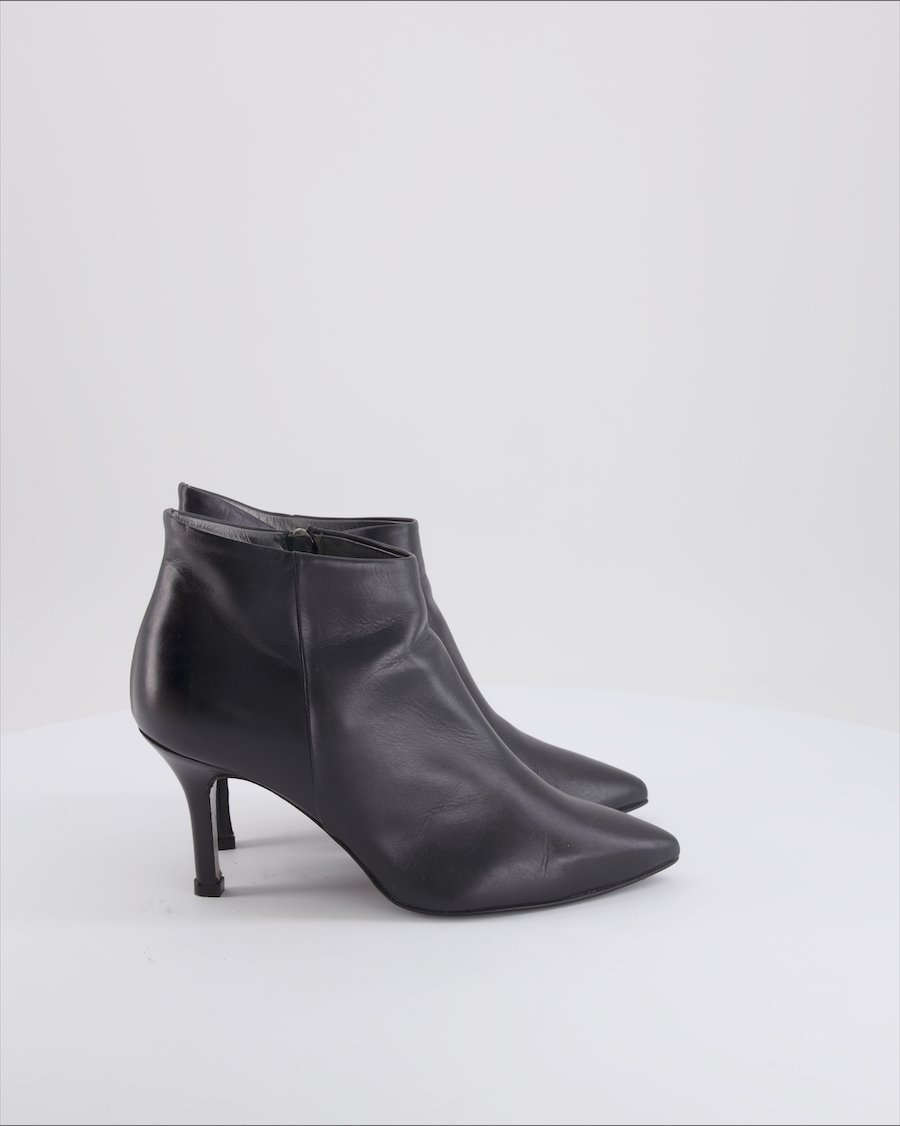Navyboot Heels Leather Black Eu 37