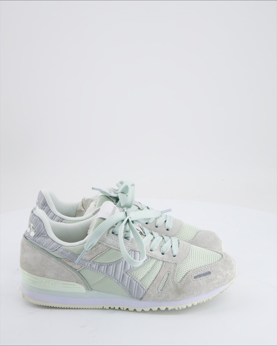 Diadora Trainers Suede Turquoise