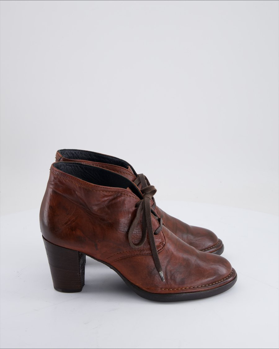 Alberto Fermani Heels Leather Burgundy Eu 38