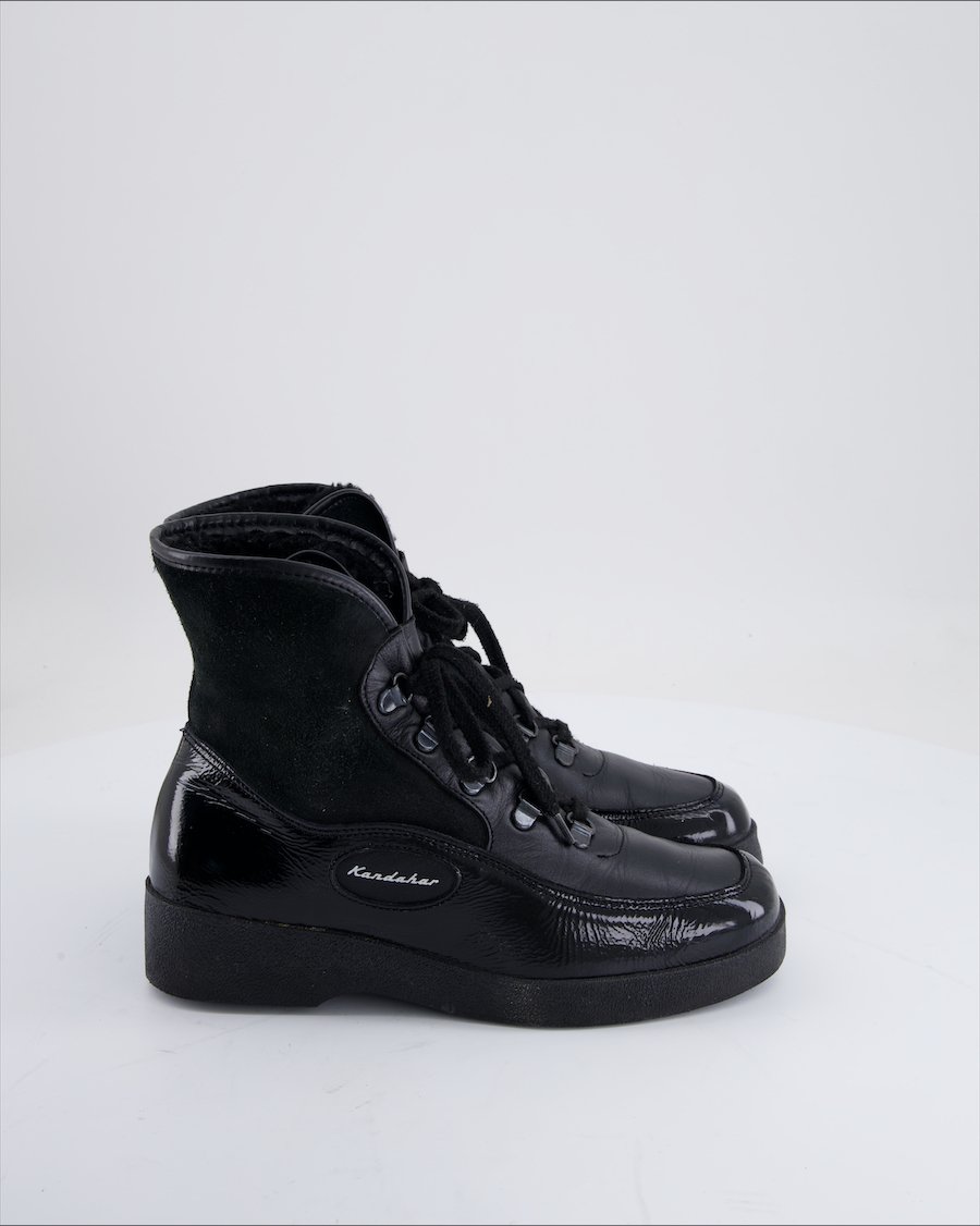 Kandahar Ankle Boots Leather Black Eu 37