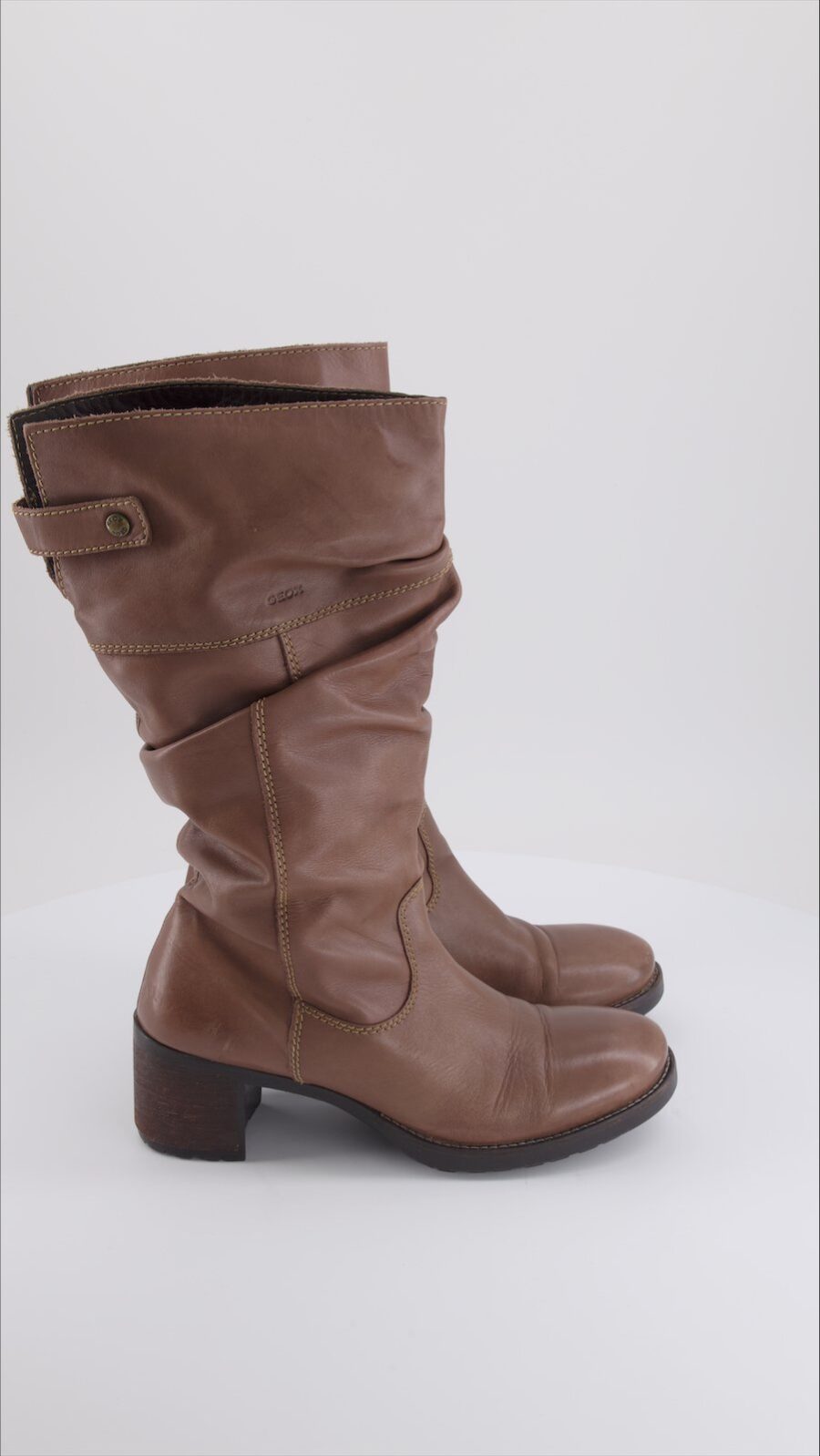 Geox Boots Leather Brown Eu 38.5