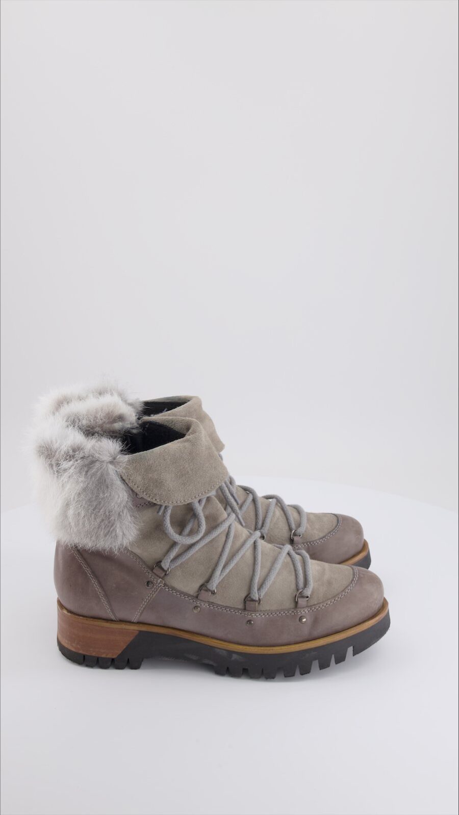 Manas Ankle Boots Suede Grey Eu 39