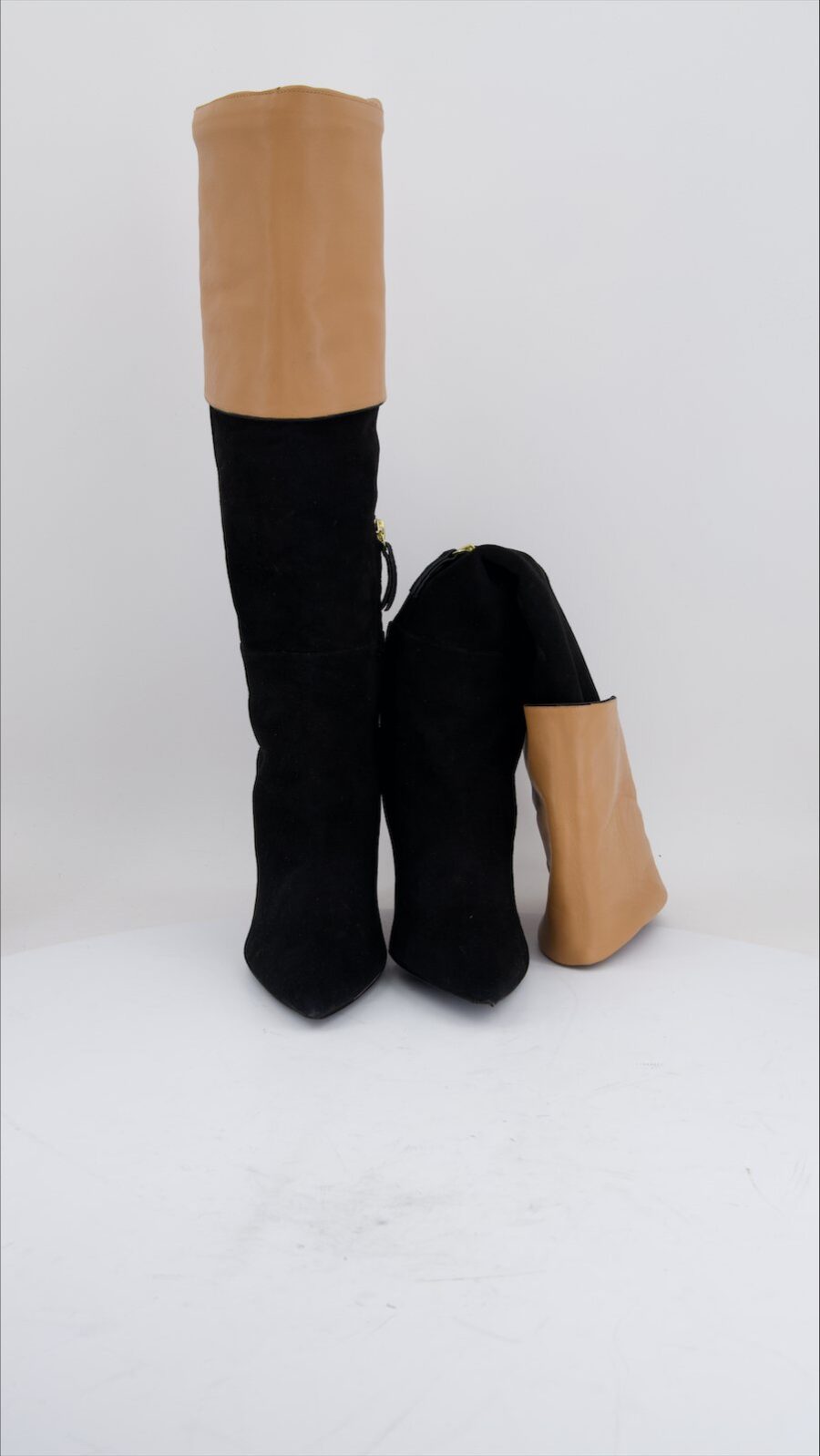 Pura Lopez Boots  Suede  Black Eu 36.5 - immagine 4