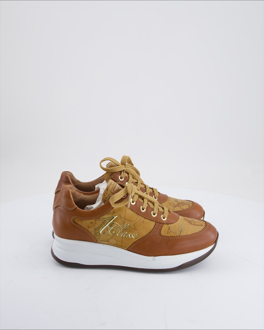 Prima Classe Trainers Leather Beige Eu 37