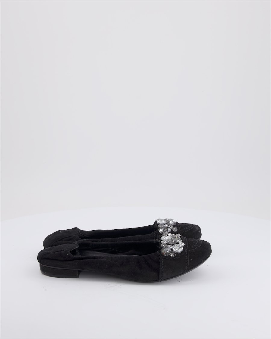 Kennel & Schmenger Flats Suede Black Eu 38