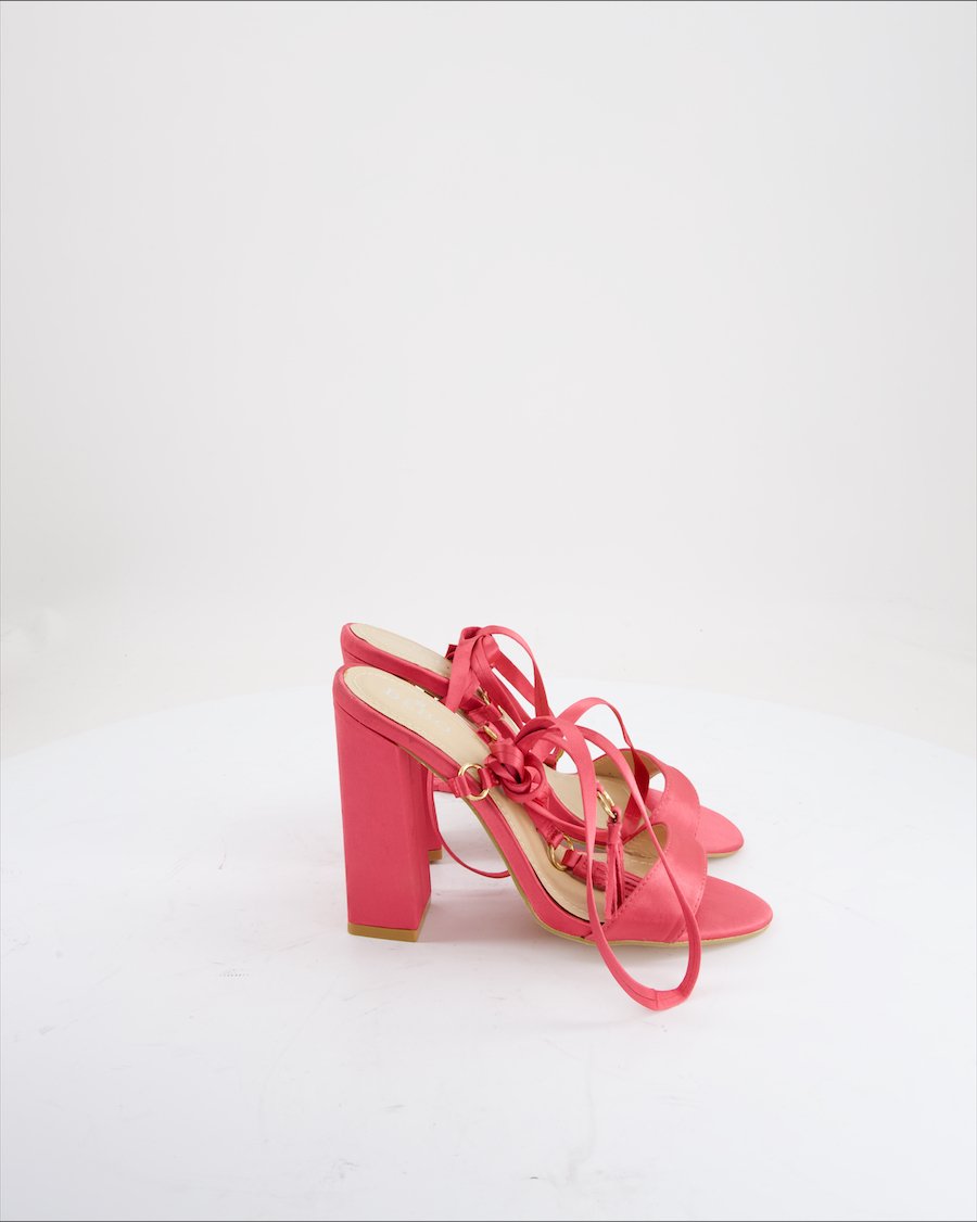 Bebo Heels Cloth Pink Eu 41