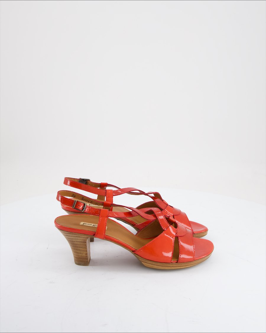 Paul Green Heels Leather Red Eu 38.5