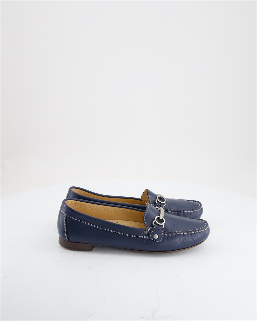Trofland Flats Leather Blue Eu 40