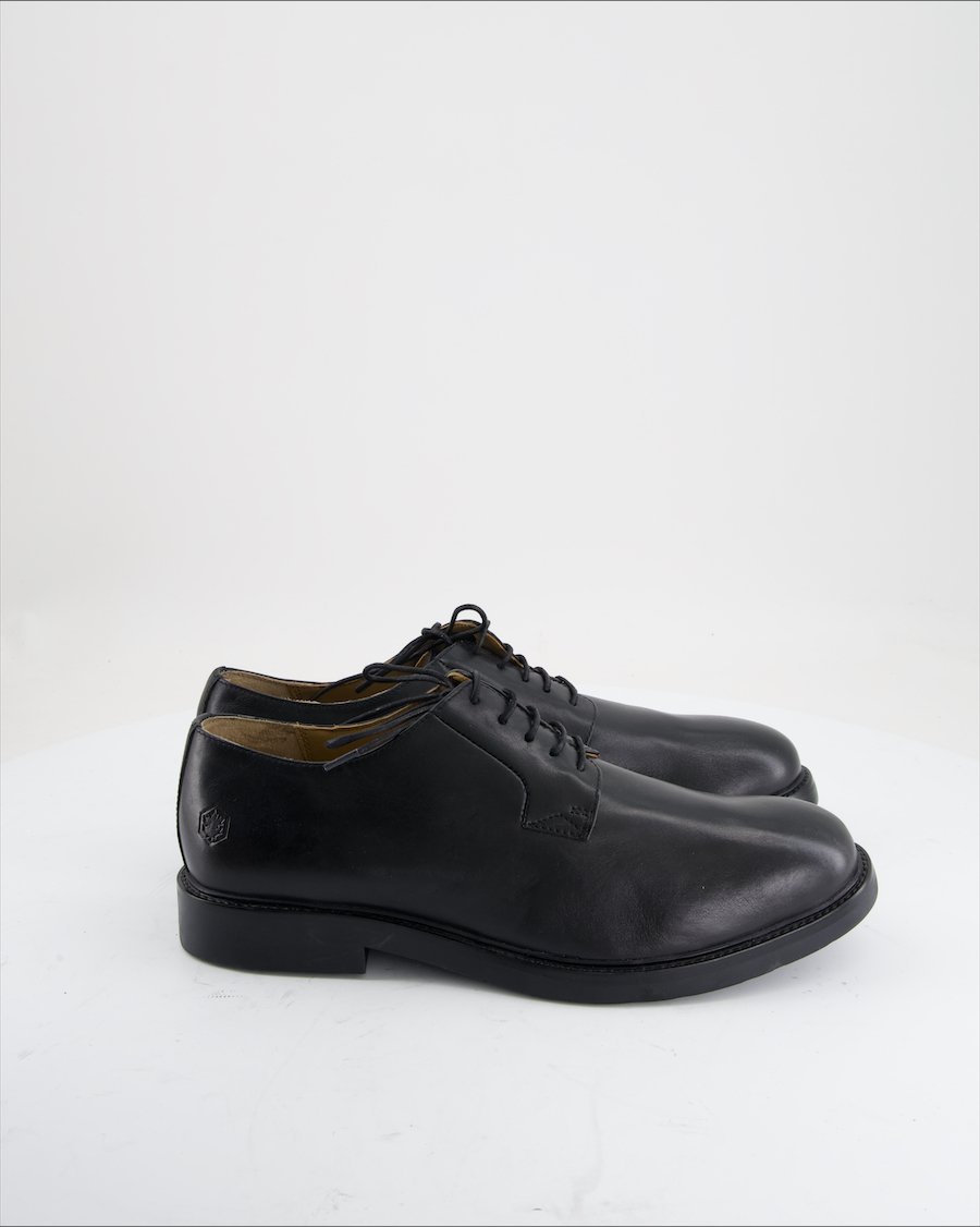 Lumberjack Flats Leather Black Eu 45