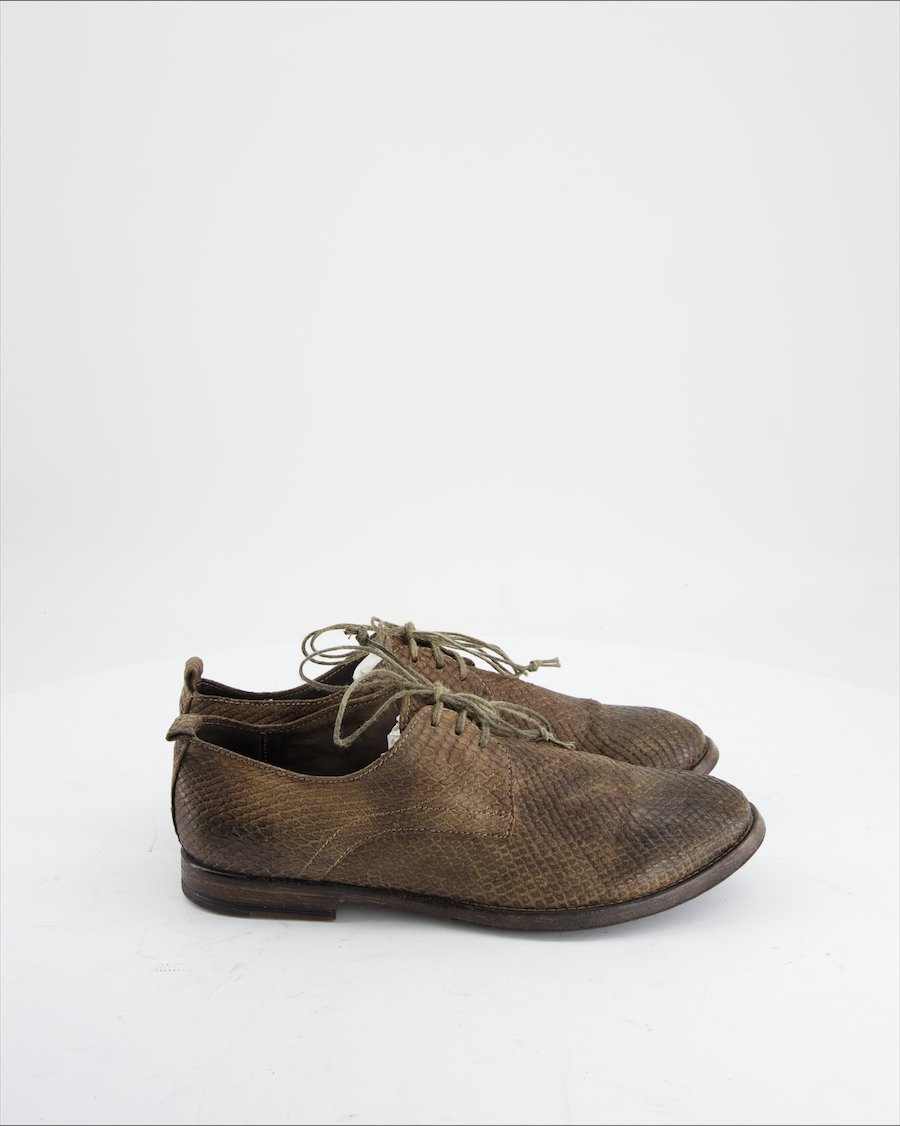 Shoto Flats Leather Khaki Eu 36