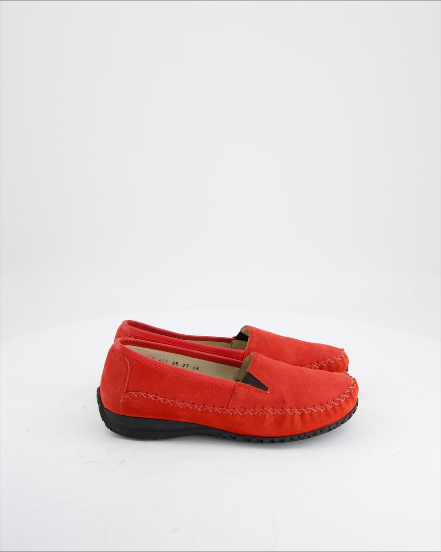 Helvesko Flats Suede Red Eu 37