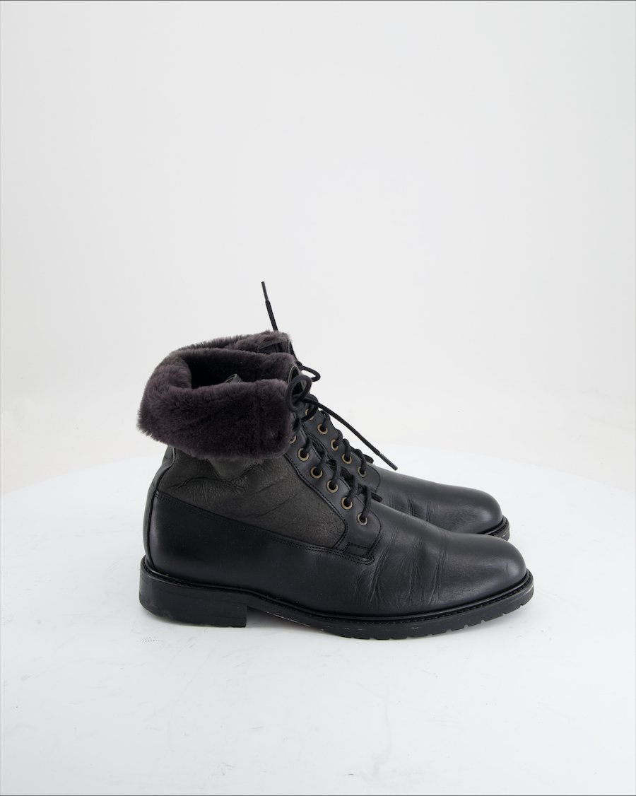 Navyboot Ankle Boots Leather Black Eu 40