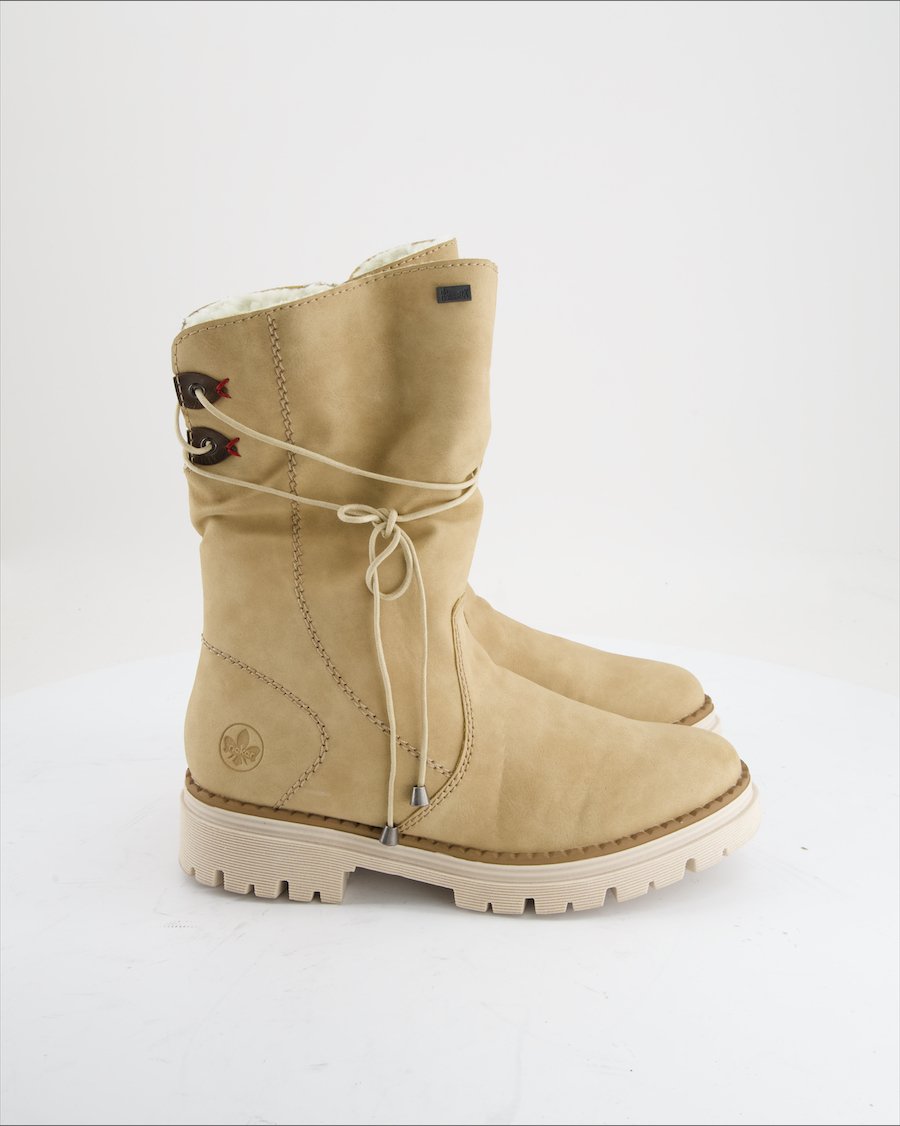 Rieker Ankle Boots Leather Beige Eu 39