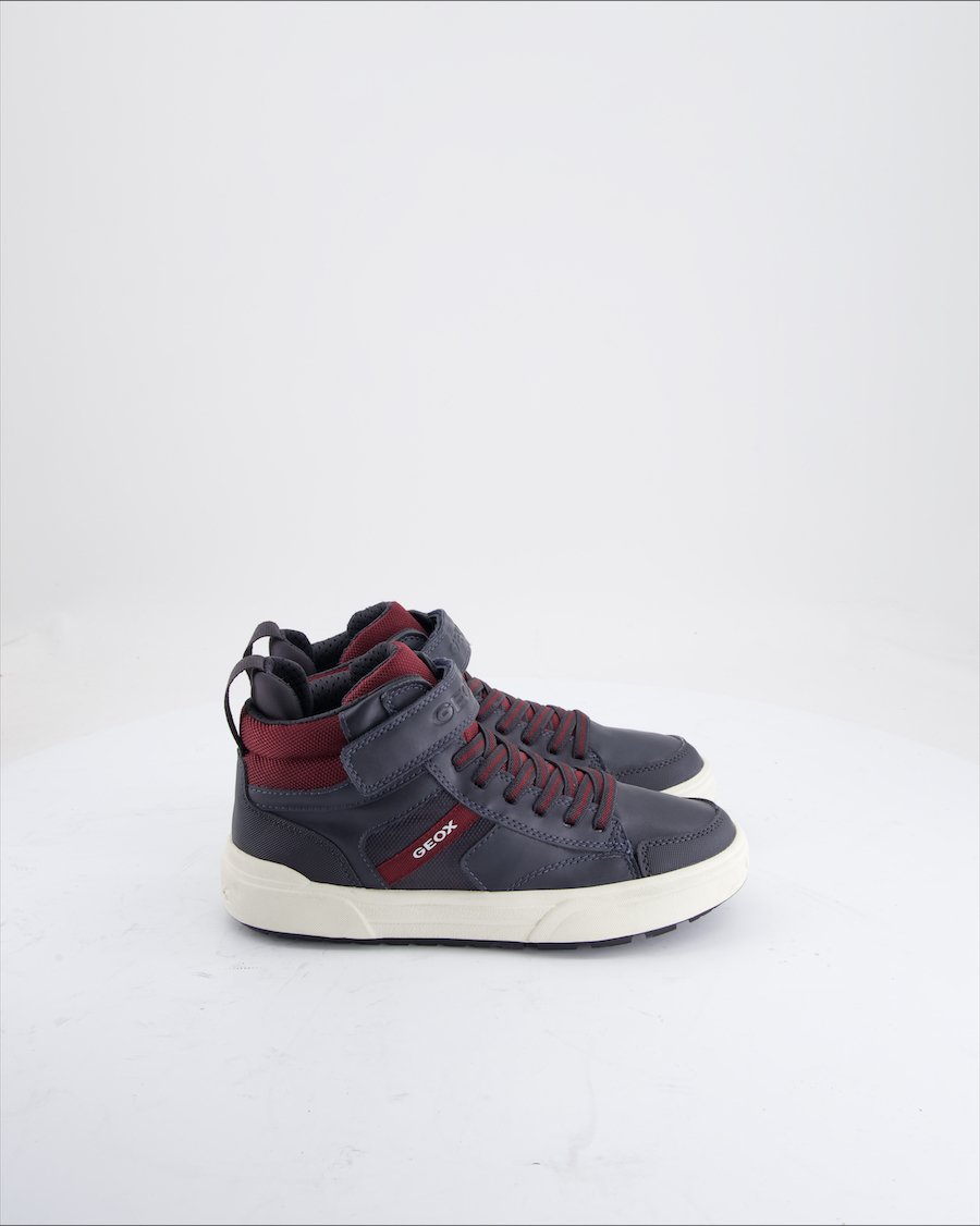 Geox Trainers Leather Anthracite Eu 37