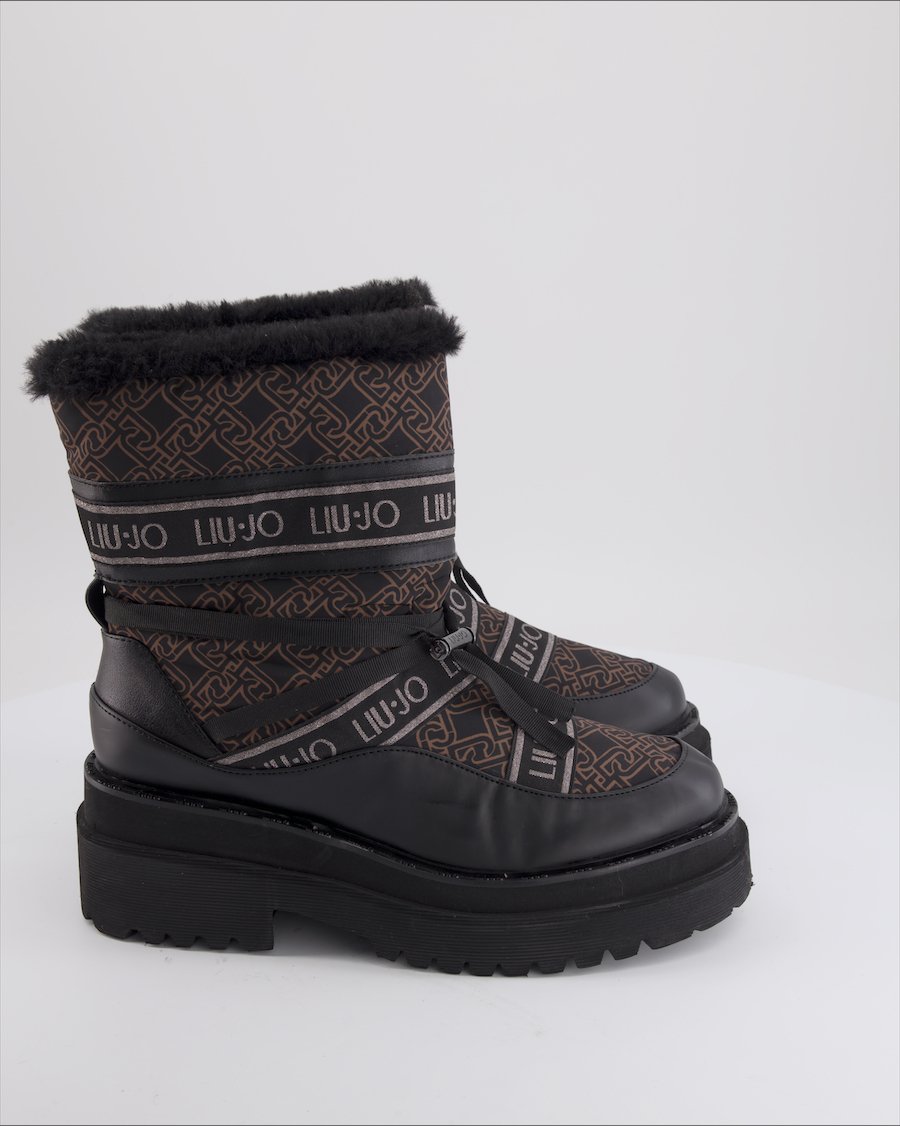Liu Jo Ankle Boots Cloth Black Eu 41
