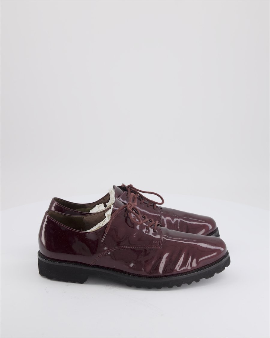 Gabor Flats Leather Burgundy Eu 43