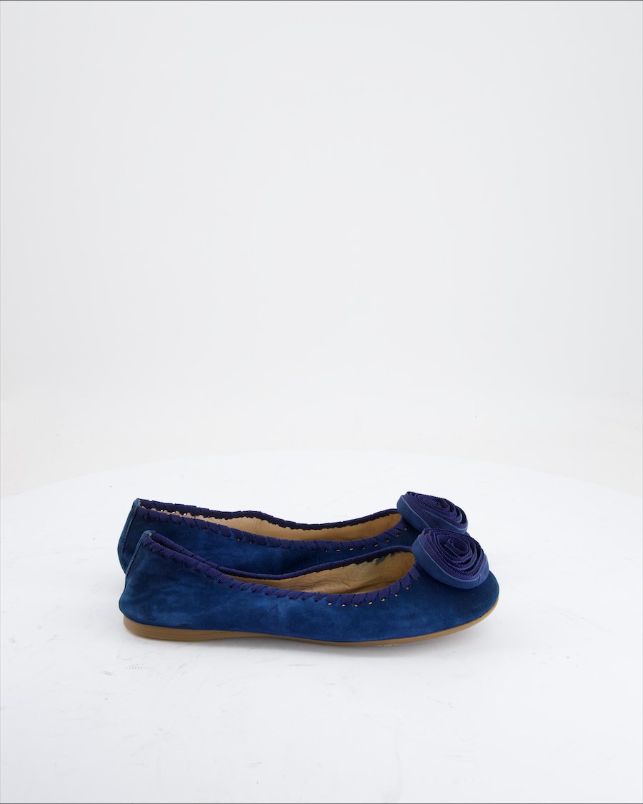 Unisa Ballet Flats Suede Blue Eu 38
