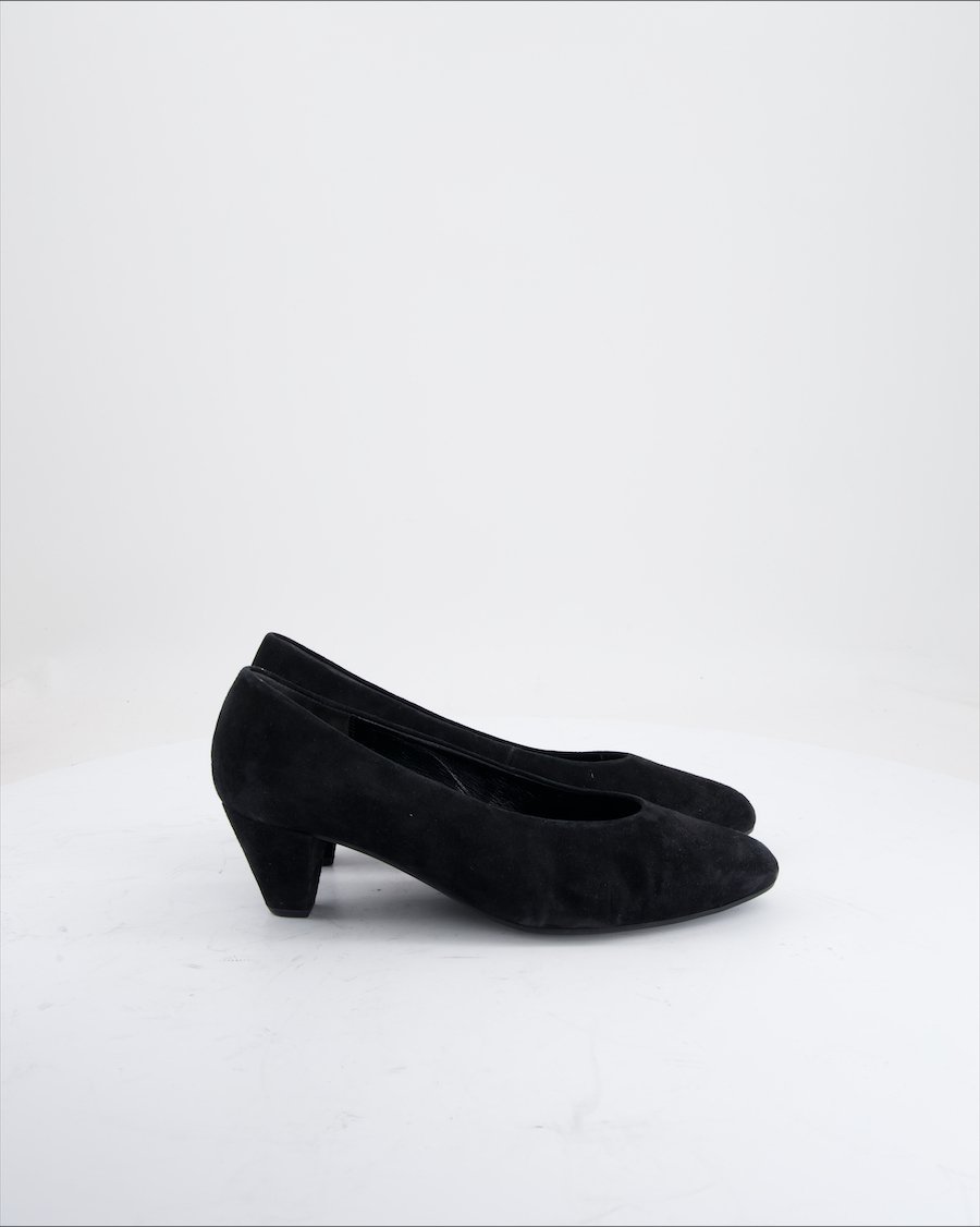 Gabor Heels Suede Black Eu 40.5