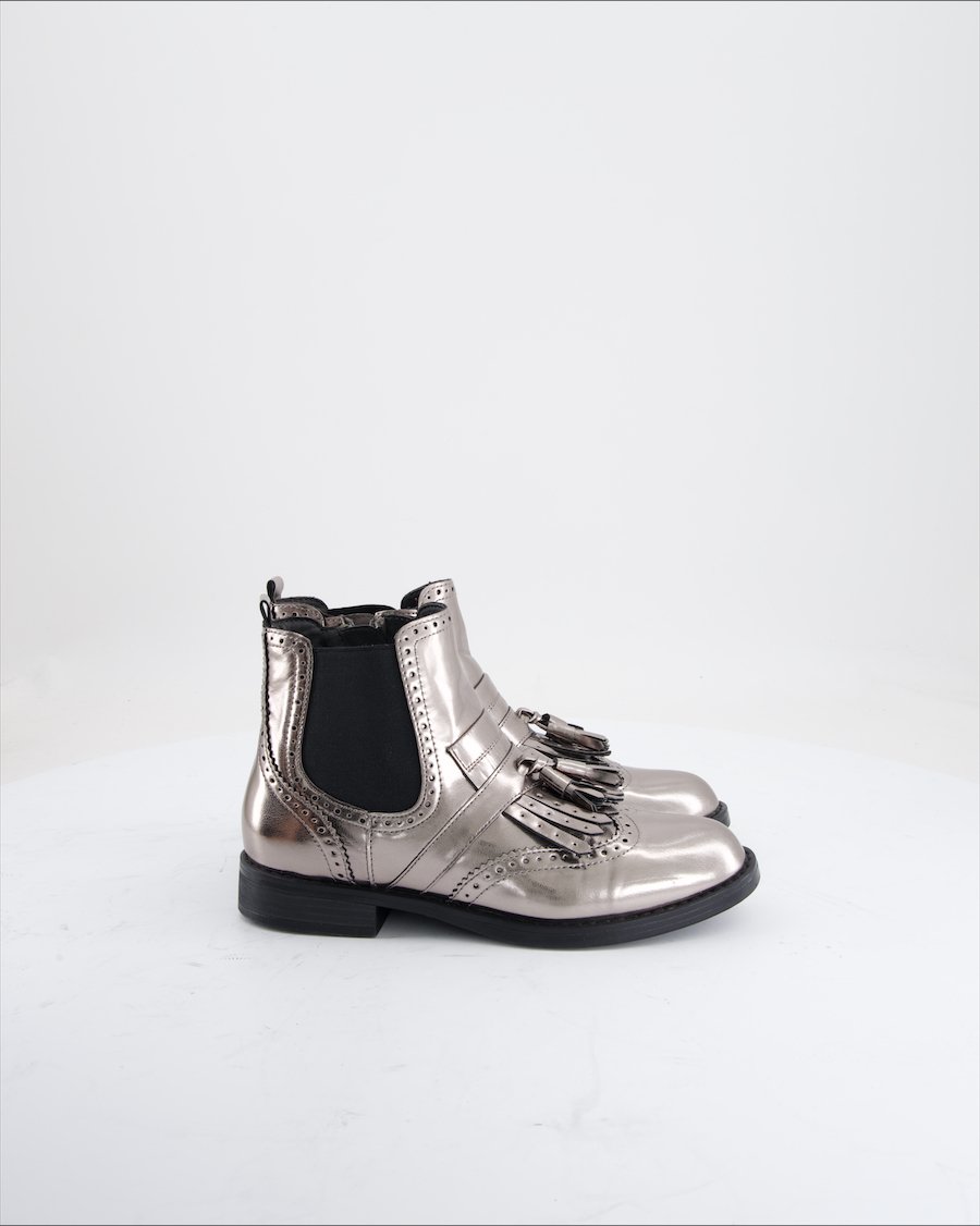 Catwalk Ankle boots Polyutherane Silver Eu 36