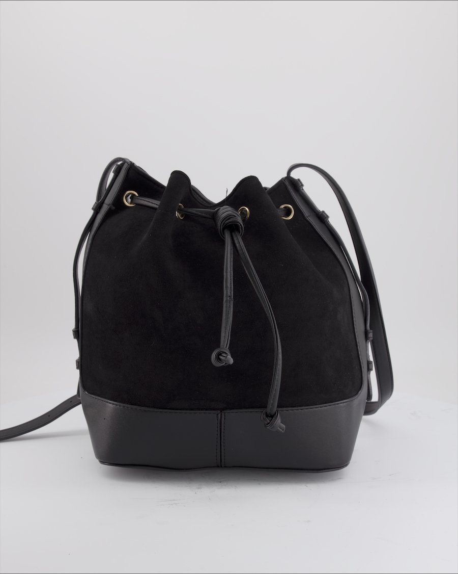 Orsay Crossbody Bag Suede Black