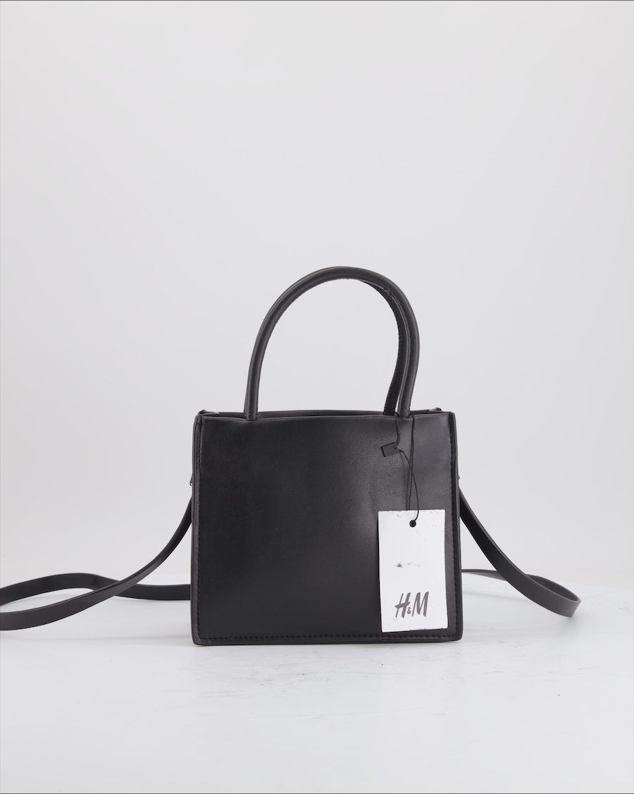 H&M Crossbody Bag Polyurethane Black