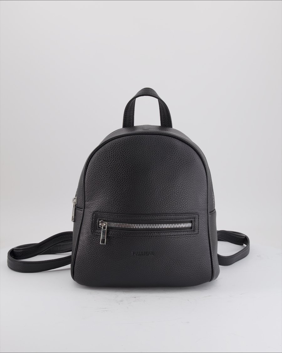 Pull&Bear Backpack Polyurethane Black