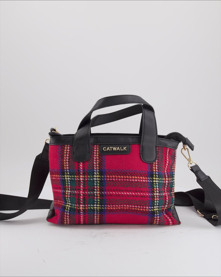 Catwalk Crossody Bag Wool Red