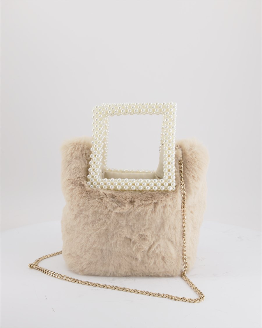 Zara Handbag Wool Pink