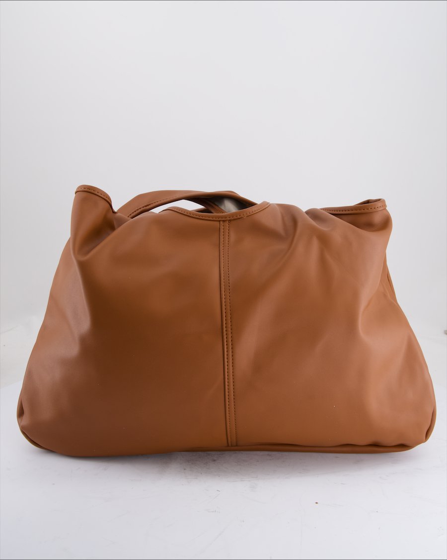 Francesco Rossis Shoulder Bag Polyurethane Brown