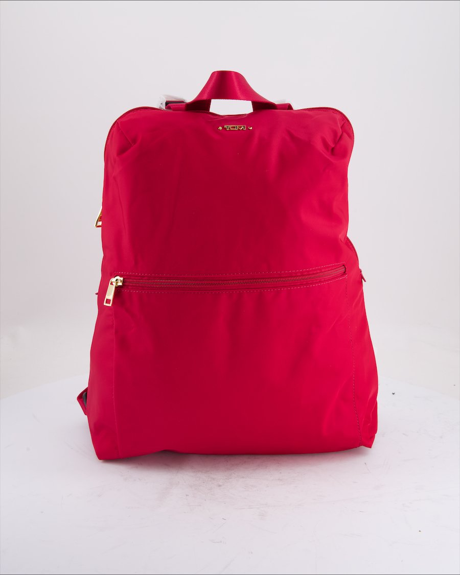 Tumi Backpack Cloth Red