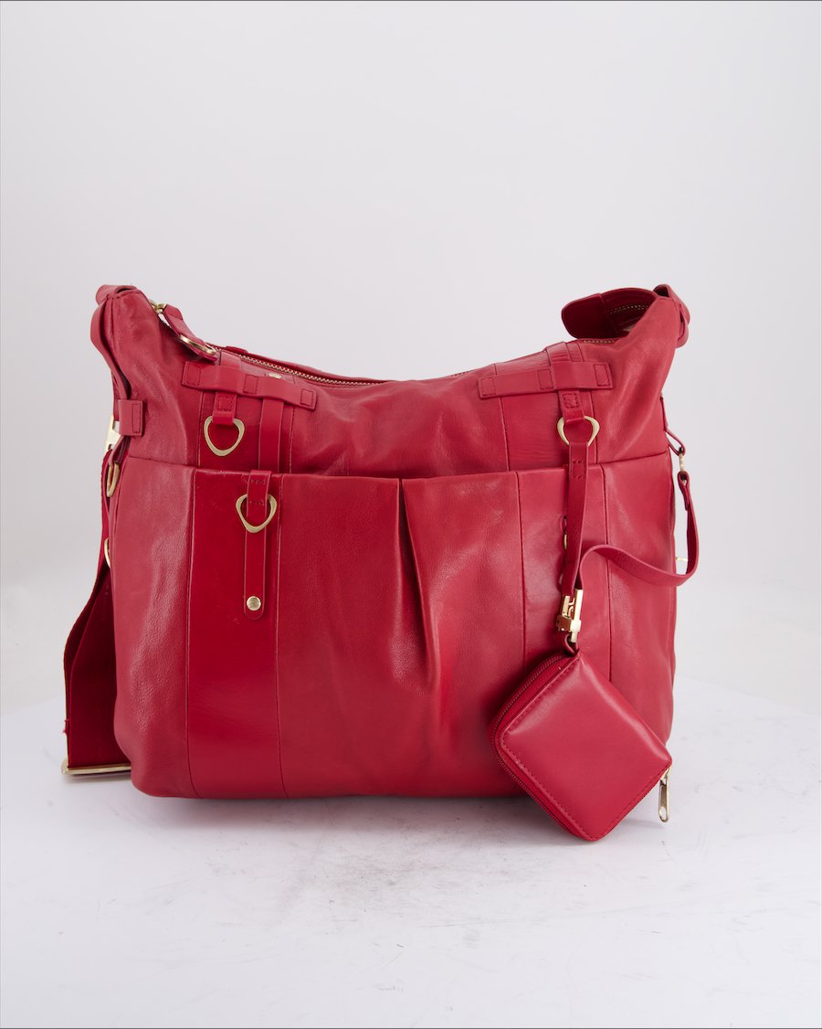 Piquadro Crossbody Bag Leather Red