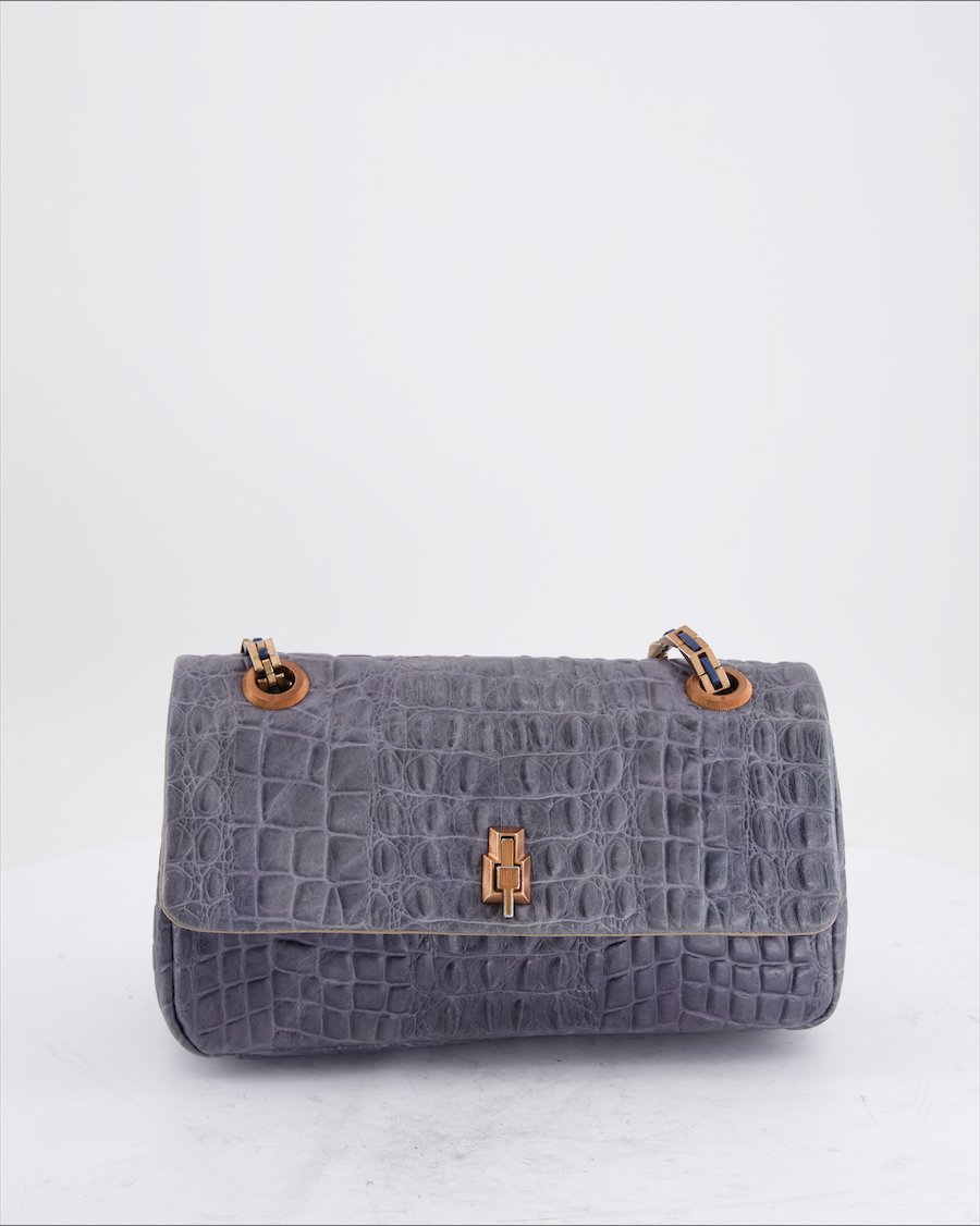 Lanvin Shoulder Bag Leather Navy