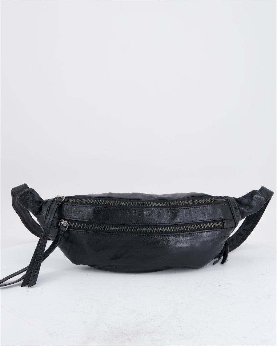 Unbranded Shoulder Bag Leather Black